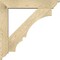 Ekena Millwork Balboa Traditional Rough Sawn Bracket w/ Offset Brace, Douglas Fir, 6"W x 30"D x 30"H BKT0604X30X30BOA01RDF - alternate 3